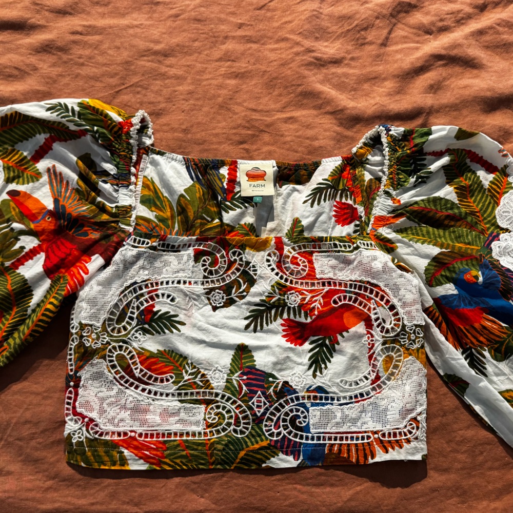 Farm Rio Forest Birds Blouse